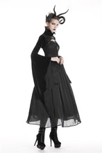 Load image into Gallery viewer, Gothic women velvet Black vampire cape with bat big sleeves BW069 - Gothlolibeauty