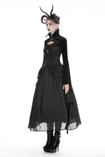 Load image into Gallery viewer, Gothic women velvet Black vampire cape with bat big sleeves BW069 - Gothlolibeauty