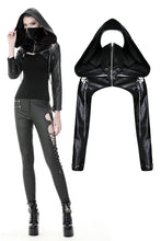 Load image into Gallery viewer, Punk PU masked cape with cap  BW075