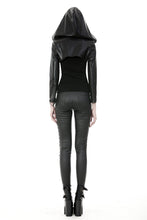 Load image into Gallery viewer, Punk PU masked cape with cap  BW075