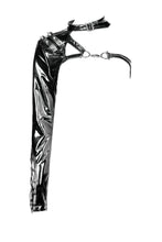 Load image into Gallery viewer, Punk shining PU one shoulder around neck cape BW076