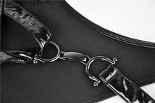Load image into Gallery viewer, Punk shining PU one shoulder around neck cape BW076