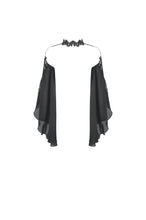 Load image into Gallery viewer, Gorgeous tulle big sleeves halter gothic cape BW080
