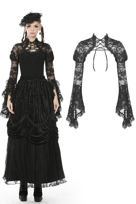 Gothic sexy big sleeves lace cape BW085