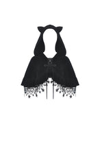 Load image into Gallery viewer, Lolita night cat star cape BW086