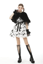 Load image into Gallery viewer, Lolita night cat star cape BW086