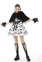 Load image into Gallery viewer, Lolita night cat star cape BW086