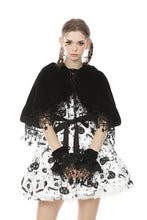 Load image into Gallery viewer, Lolita night cat star cape BW086