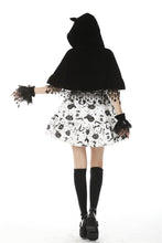 Load image into Gallery viewer, Lolita night cat star cape BW086