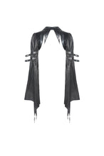 Load image into Gallery viewer, Women&#39;s devil crackle neck long sleeves cape BW087