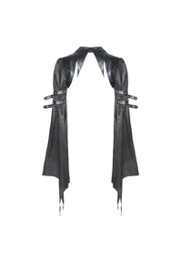 Women's devil crackle neck long sleeves cape BW087