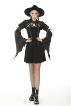 Load image into Gallery viewer, Women&#39;s devil crackle neck long sleeves cape BW087