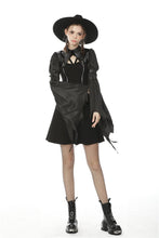 Load image into Gallery viewer, Women&#39;s devil crackle neck long sleeves cape BW087