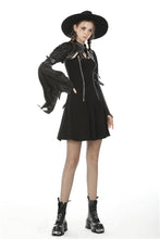 Load image into Gallery viewer, Women&#39;s devil crackle neck long sleeves cape BW087