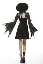 Load image into Gallery viewer, Women&#39;s devil crackle neck long sleeves cape BW087