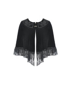 Load image into Gallery viewer, Gothic court velvet lapel cape BW088