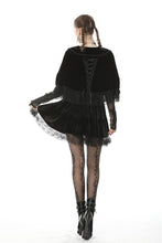 Load image into Gallery viewer, Gothic court velvet lapel cape BW088