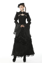 Load image into Gallery viewer, Gothic lolita shiny puff sleeve cape BW090