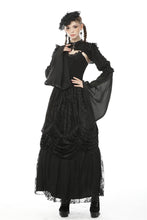 Load image into Gallery viewer, Gothic lolita shiny puff sleeve cape BW090
