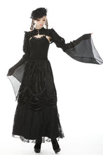 Load image into Gallery viewer, Gothic lolita shiny puff sleeve cape BW090