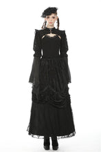 Load image into Gallery viewer, Gothic lolita shiny puff sleeve cape BW090