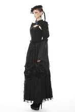 Load image into Gallery viewer, Gothic lolita shiny puff sleeve cape BW090