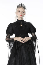 Load image into Gallery viewer, Gothic retro ruffle neck puff-lace-sleeves cape BW091