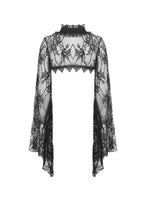 Load image into Gallery viewer, Gothic sexy lace bell sleeves cape BW093