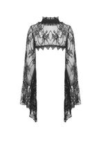 Load image into Gallery viewer, Gothic sexy lace bell sleeves cape BW093