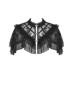 Load image into Gallery viewer, Gothic sexy ruffle trim lace cape BW094