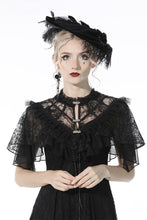 Load image into Gallery viewer, Gothic sexy ruffle trim lace cape BW094