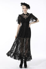 Load image into Gallery viewer, Gothic sexy ruffle trim lace cape BW094
