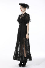 Load image into Gallery viewer, Gothic sexy ruffle trim lace cape BW094