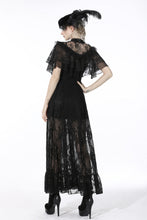 Load image into Gallery viewer, Gothic sexy ruffle trim lace cape BW094