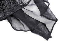 Load image into Gallery viewer, Gothic sexy ruffle trim lace cape BW094