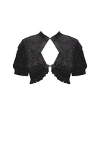 Load image into Gallery viewer, Gothic patten velvet short-sleeves cape BW096