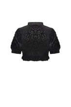 Load image into Gallery viewer, Gothic patten velvet short-sleeves cape BW096