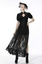 Load image into Gallery viewer, Gothic patten velvet short-sleeves cape BW096