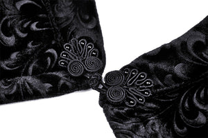Gothic patten velvet short-sleeves cape BW096