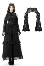 Load image into Gallery viewer, Gothic bell sleeves cold shoulder lace cape BW099