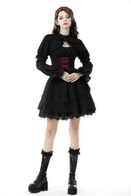 Load image into Gallery viewer, Gothic lolita bishop sleeve jacquard cape BW100