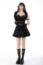 Load image into Gallery viewer, Princess pink rabbit ear heart back cape BW106