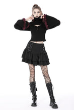 Load image into Gallery viewer, Gothic lolita bell sleeves wooly cape BW110