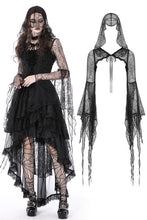Load image into Gallery viewer, Gothic sexy spider exaggerated sleeves hooded cape BW113