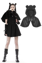 Load image into Gallery viewer, Black bear lolita cape BW114