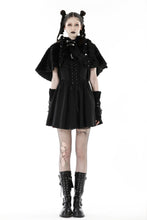 Load image into Gallery viewer, Black bear lolita cape BW114