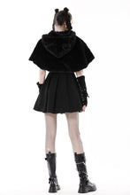 Load image into Gallery viewer, Black bear lolita cape BW114