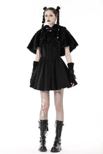 Load image into Gallery viewer, Black bear lolita cape BW114