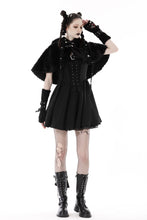 Load image into Gallery viewer, Black bear lolita cape BW114