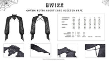 Load image into Gallery viewer, Gothic retro court lace sleeves cape BW122